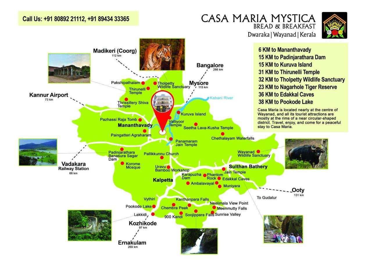 Casa Maria Mystica Apartments, Mananthavady, Wayanad Exterior foto